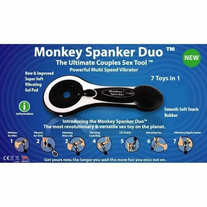 Monkey Spanker Duo Black