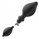 Expander inflatable anal plug with pump