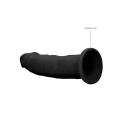 Silicone dildo without balls - 19,2 cm