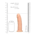 Silicone dildo without balls - 19,2 cm