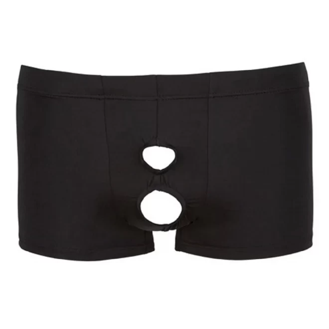 Men's Boxer With Opening - Black