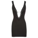 Mini Dress With Plunging Neckline