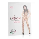 Net bodystocking with large holes - black