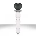 Szklane dildo z serduszkiem Crystal Heart Of Glass