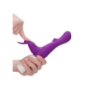 Rotating rabbit vibrator