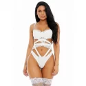 Best of both faux leather teddy