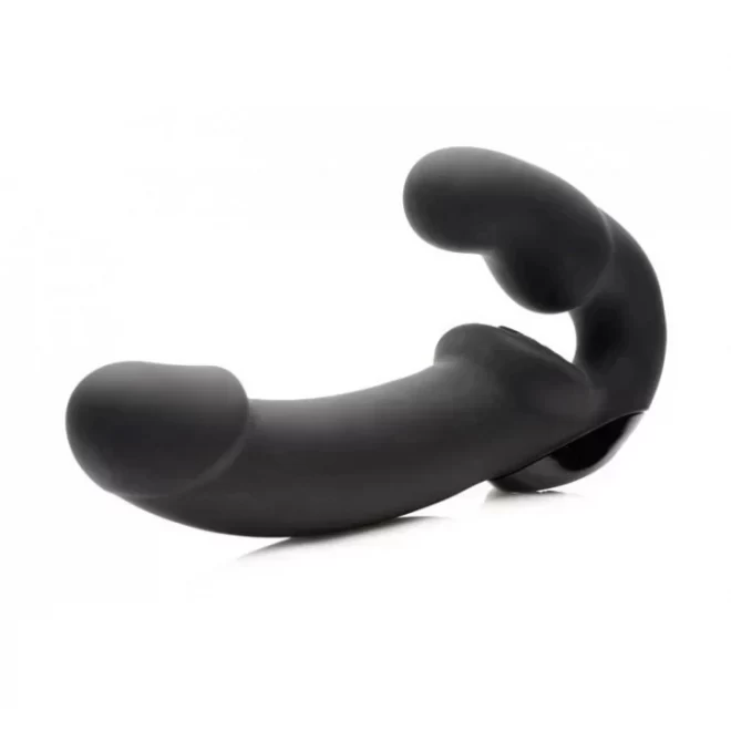 Urge Strapless Strap-On Vibrator - Black