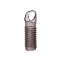 ToyFa XLover, Penis sleeve, for enlargement, TPE, transparent black, 11 cm