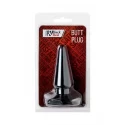 Black & Red, Anal plug, waterproof, PVC, black, 10 cm, O 3 cm