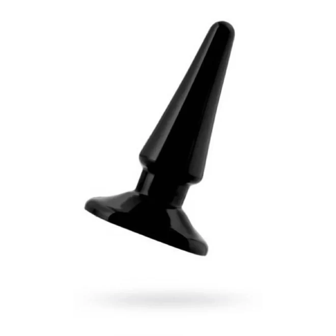 Black & Red, Anal plug, waterproof, PVC, black, 10 cm, O 3 cm