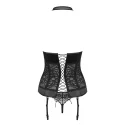Ailay gorset i stringi czarny s/m