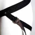 Uprząż strapon strap and bound denim, black-grey