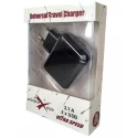 Przejściówka ładowarki usb sieciowa 2 gniazda