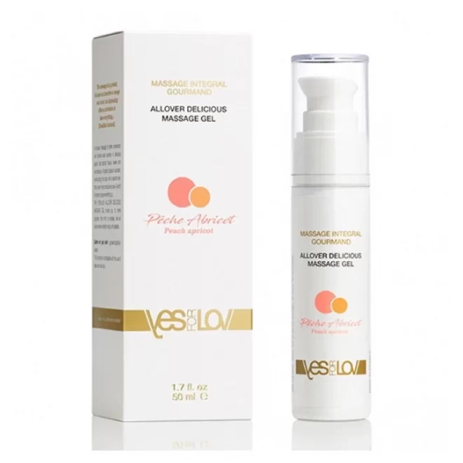 Yesforlov allover lubricating massage gel peach apricot 50 ml