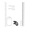 Model 14 - chastity - 2.5" - silicone cock cage