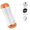Masturbator-Vibrating Masturbation Cup USB 10 function + Interactive Function / Double Ends