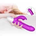 Wibrator-Silicone Vibrator USB 10 Function + Expander and Thrusting Function