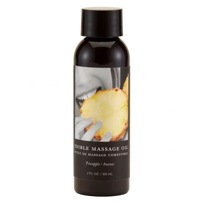 Pineapple edible massage oil -- 2oz / 60ml