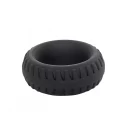 Tractor - liquid silicone cock ring - m - black