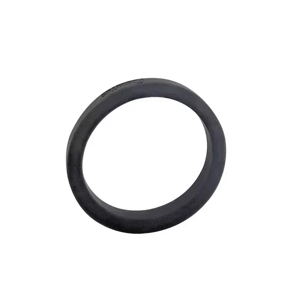 Flat slick - silicone cock ring Ø 40 mm. - black