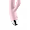 Wibrator-Silicone Vibrator and Pulsator Pink USB 10 Function / Heating