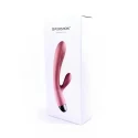 Wibrator-Silicone Vibrator and Pulsator Pink USB 10 Function / Heating