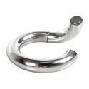 Stainless steel magnetic donut cock rings 50 mm.
