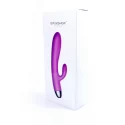 Wibrator-Silicone Vibrator and Pulsator Purple USB 7+7 Function / Heating