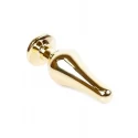 Plug-Jawellery Gold BUTT PLUG- Red