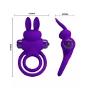 PRETTY LOVE - VIBRANT PENIS RING III Purple