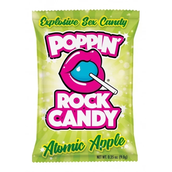 Popping rock candy atomic apple