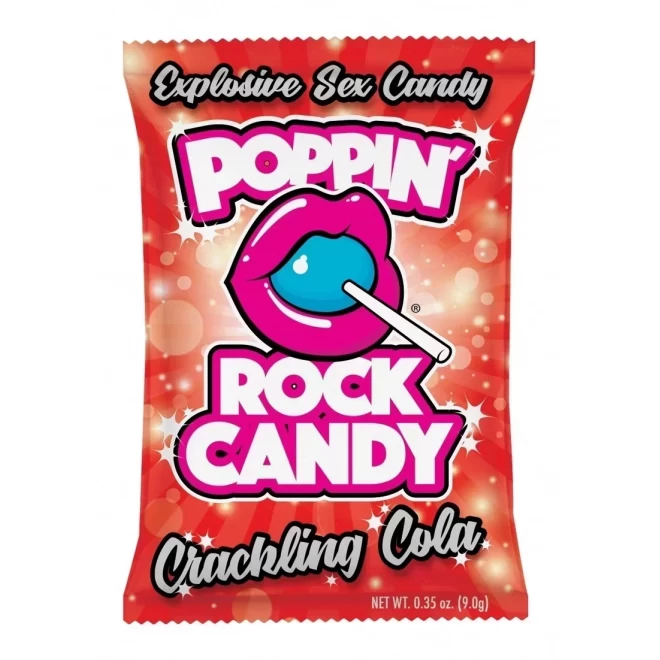 Popping rock candy crackling cola