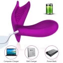 Stymulator-Silicone Panty Vibrator USB 10 Function / Heating / Voice Control