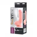 RealStick Elite, Realistic vibrator, TPR, flesh, 15 cm