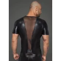 H056 men's t-shirt made of powerwetlook with 3d net inserts s