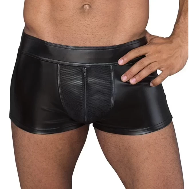 H058 shorts made of powerwetlook and 3d net s
