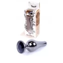 Plug-Jawellery Dark Silver BUTT PLUG- Black