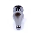 Plug-Jawellery Dark Silver BUTT PLUG- Black