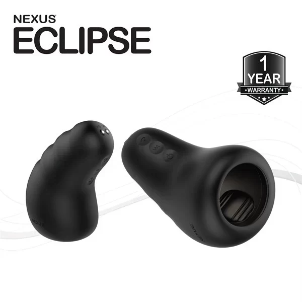 Nexus eclipse vibrating and stroking male masturbator - blac