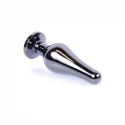 Plug-Jawellery Dark Silver BUTT PLUG- Black