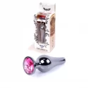 Plug-Jawellery Dark Silver BUTT PLUG- Black