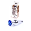 Plug-Jawellery Silver BUTT PLUG- Clear