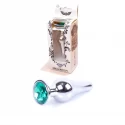 Plug-Jawellery Silver BUTT PLUG- Clear