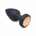 Vibrating LED Light Butt Plug - Medium