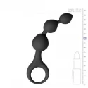Purple Silicone Anal Bead Dildo