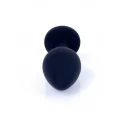 Plug-Jawellery Black Silikon PLUG Medium- Pink Diamond