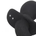 Silicone vibrating puppy tail - large