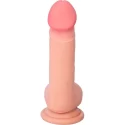 Suction cup based dildo, TPR, 15 cm