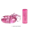 Vibration and condom ring Pink