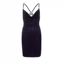Slinky low cowl dress